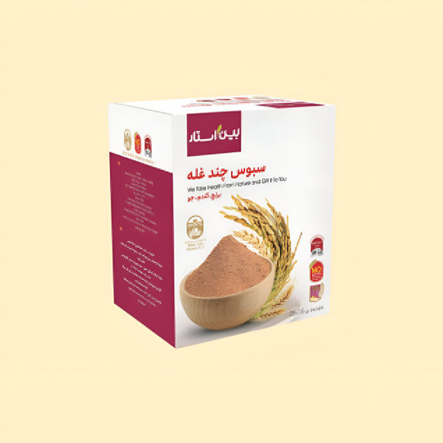 سبوس چند غله بین استار (۲۰ ساشه) حاوی سبوس برنج قهوهای، سبوس جو و سبوس گندم
