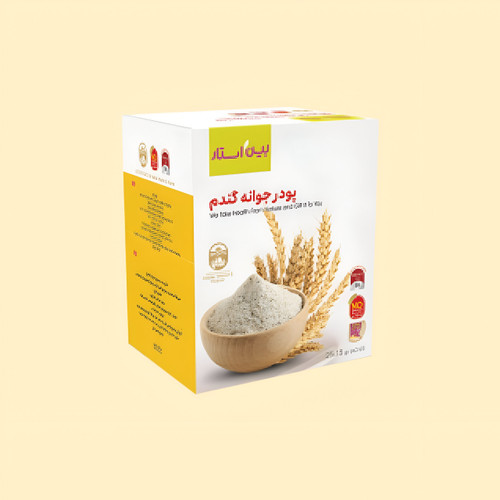 جوانه گندم بین استار (۲۰ ساشه) حاوی فولات، فسفر، منیزیوم، آهن و ویتامین E