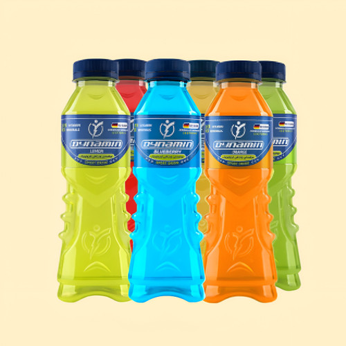 نوشیدنی ورزشی داینامین شل ۶ عددی مخلوط (ایزوتونیک) حاوی ۱۰ نوع ویتامین و ۸ ماده معدنی