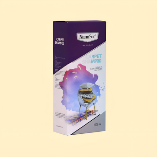 شامپو فرش و مبلمان نانو (نانوسان) فاقد مواد مضر و فرمالیته، بدون آسیب به بافت و الیاف پارچه